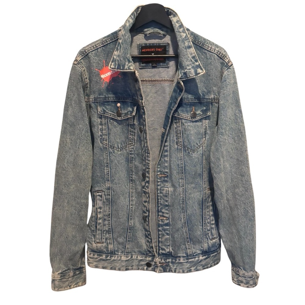 Nickelodeon Members Only Kids Rugrats Blue Denim Jacket Size Large - Picture 5 of 14
